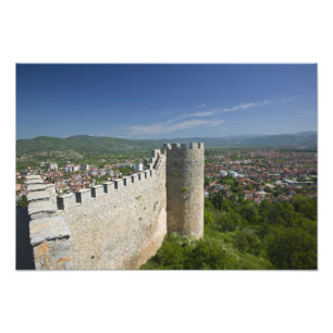 MACEDONIË, Ohrid. Car Samoil's Kasteel / Foto Afdruk
