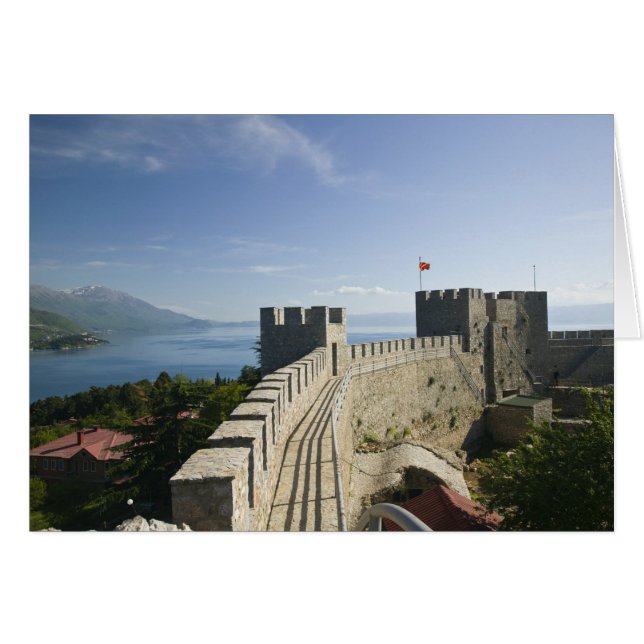 MACEDONIË, Ohrid. Kasteel van Car Samoil - Kasteel (Voorkant Horizontaal)