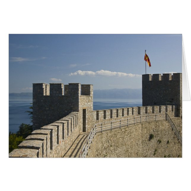 MACEDONIË, Ohrid. Kasteel van Car Samoil - Kasteel (Voorkant Horizontaal)