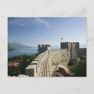 MACEDONIË, Ohrid. Kasteel van Car Samoil - Kasteel Briefkaart