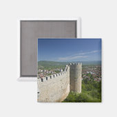 MACEDONIË, Ohrid. Kasteel van Car Samoil / Magneet (Voorkant / Achterkant)