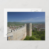 MACEDONIË, Ohrid. Kasteel van Samoil / Briefkaart (Voorkant / Achterkant)