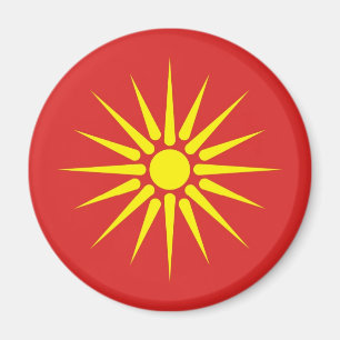 macedonië - oude vlag magneet