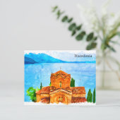 Macedonië Panorama Reizen Briefkaart (Staand voorkant)