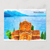 Macedonië Panorama Reizen Briefkaart (Voorkant)