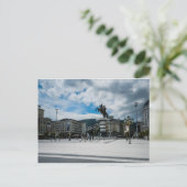 Macedonië Square, Skopje Briefkaart (Staand voorkant)
