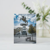 Macedonië Square, Skopje Briefkaart (Staand voorkant)