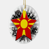 Macedonië Star Keramisch Ornament (Rechts)