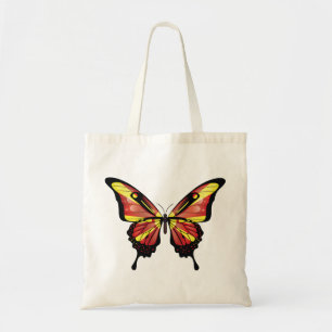 Macedonië Swallowtail vlinder vlag Tote Bag