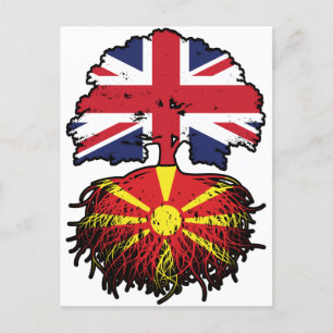 Macedonië - Verenigd Koninkrijk Briefkaart