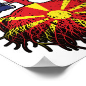 Macedonië - Verenigd Koninkrijk Poster (Hoek)