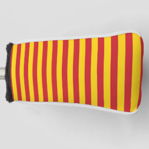 Macedonië Vietnam vlag strepen land rood groen p Golfheadcover