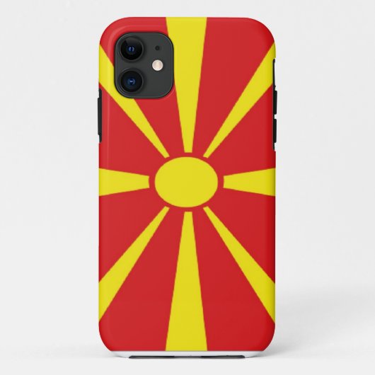 Macedonië Vlag Case-Mate iPhone Case (Achterkant)