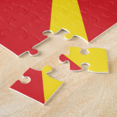 Macedonië vlag Jigzaag Puzzle Legpuzzel (Zijkant)