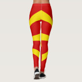 Macedonië vlag leggings (Achterkant)