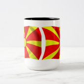 Macedonië Vlag Mok (Center)
