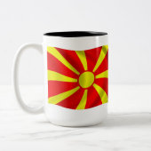 Macedonië Vlag Mok (Links)