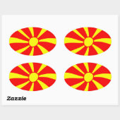 Macedonië Vlag Sticker (Vel)
