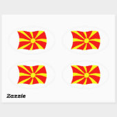 Macedonië Vlag Sticker (Vel)