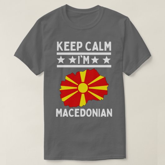 Macedonisch 3 t-shirt (Design voorkant)