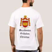 Macedonisch orthodox t-shirt (Achterkant)