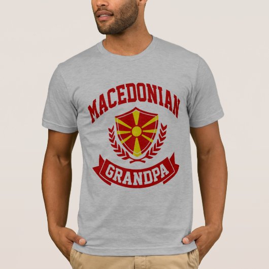 Macedonische opa t-shirt (Voorkant)