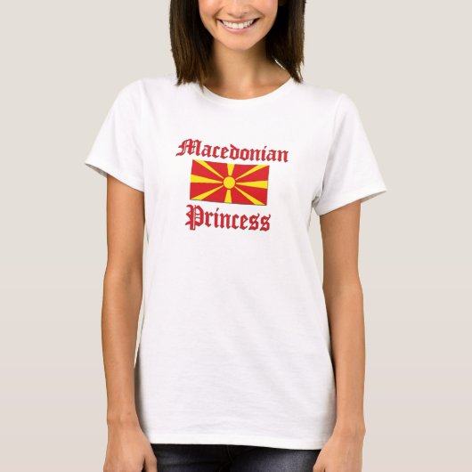 Macedonische prinses t-shirt (Voorkant)