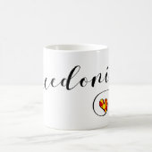 Macedonische vlag Heart, Macedonië Koffiemok (Center)