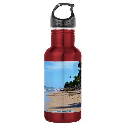 Maceió, Alagoas, Brazilië Waterfles (Voorkant)