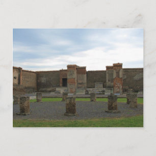 Macellum (markten) in de Oude Pompeii Briefkaart