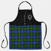 MacEwen Clan Badge & Tartan Kilt Schort (Voorkant)