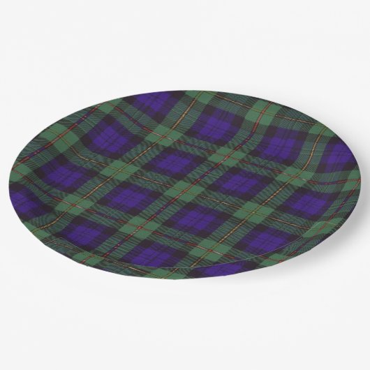 Macewen clan Pset Scottish tartan Papieren Bordje (Gekanteld)