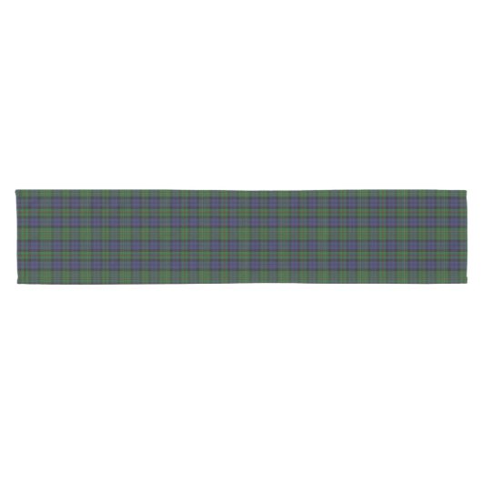 MacEwen Clan Tartan Plaid Table Runner Korte Tafelloper (Horizontaal)