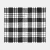 MacFarlane Black en White Pset Fleece Deken (Voorkant (Horizontaal))