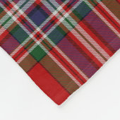 MacFarlane Clan Badge Tartan Plaid Fleece Deken (Hoek)