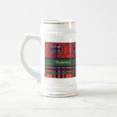 Macfarlane clan Pset Scottish tartan Bierpul (Links)