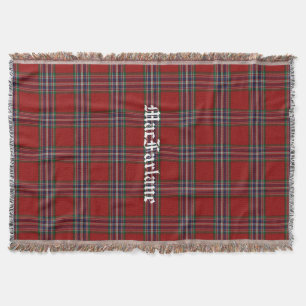 MacFarlane Clan Tartan heeft een aangepaste wand Deken