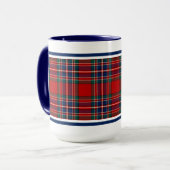 MacFarlane Clan Tartan Mok (Voorkant links)