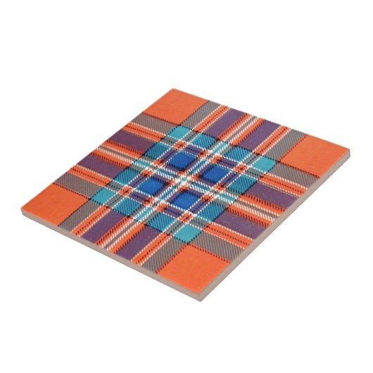 MACFARLANE FAMILIE TARTAN TEGELTJE (Zijkant)