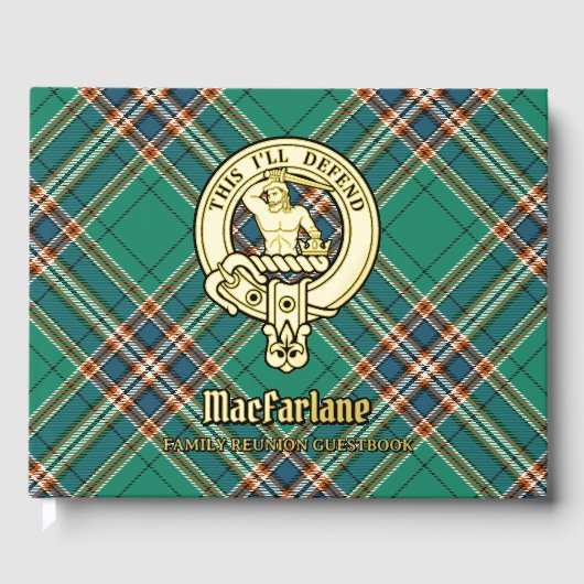 MacFarlane Familiereünie Gastenboek (Voorkant)