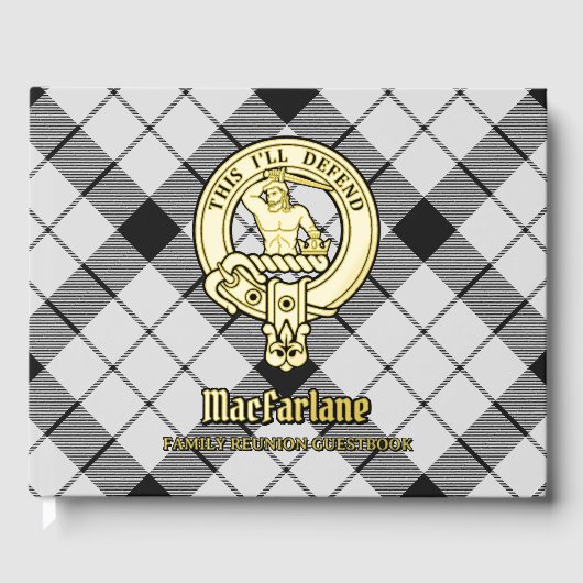 MacFarlane Familiereünie Gastenboek (Voorkant)