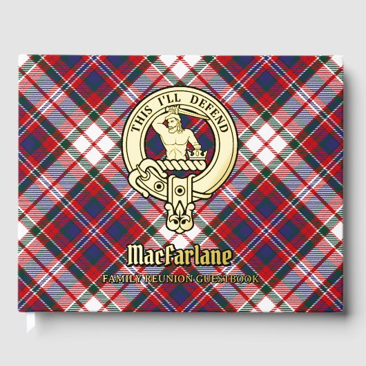 MacFarlane Familiereünie Gastenboek (Voorkant)