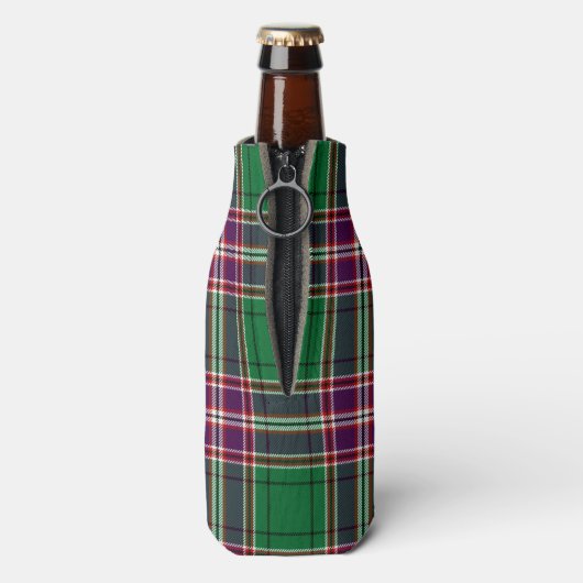 MacFarlane Hunting Tartan Print Flesjeskoeler (Fles Achterkant)