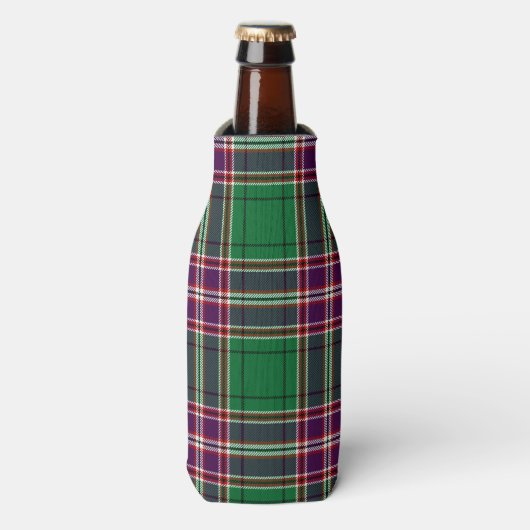 MacFarlane Hunting Tartan Print Flesjeskoeler (Fles Voorkant)