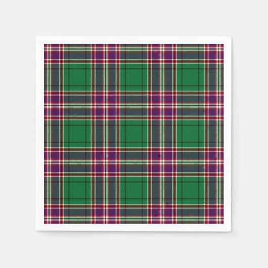 MacFarlane Hunting Tartan Print Servetten (Voorkant)