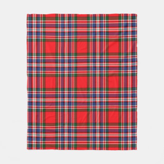 MacFarlane Modern Plaid Fleece Deken (Voorkant)