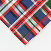 MacFarlane Modern Plaid Fleece Deken (Hoek)