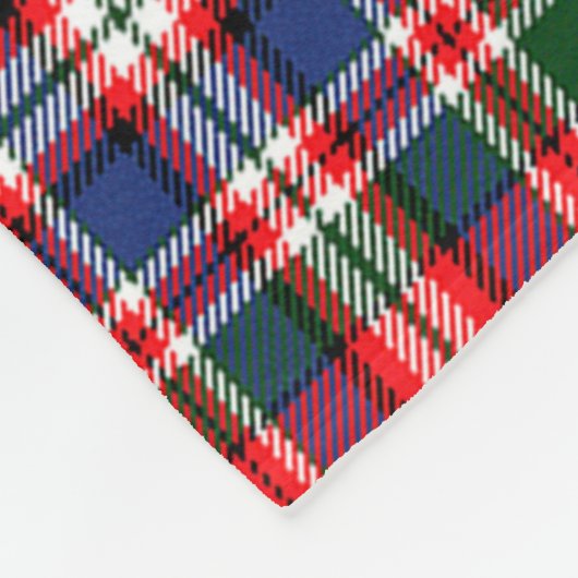 MacFarlane Modern Plaid Fleece Deken (Hoek)