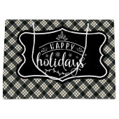 MacFarlane Modern Schotse Tartan Kerstmis Groot Cadeauzakje (Voorkant)