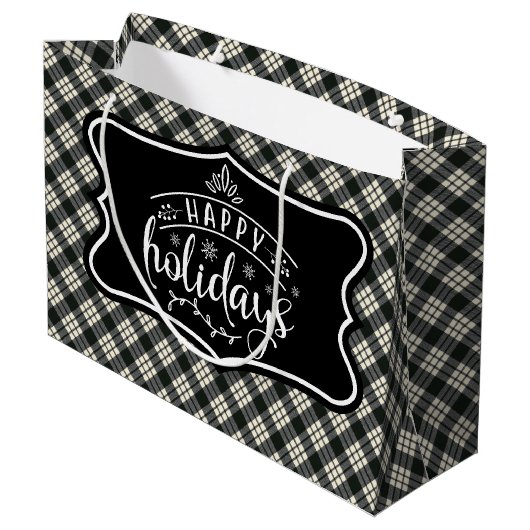 MacFarlane Modern  Scottish Tartan Christmas Groot Cadeauzakje (Achterkant Gekanteld)